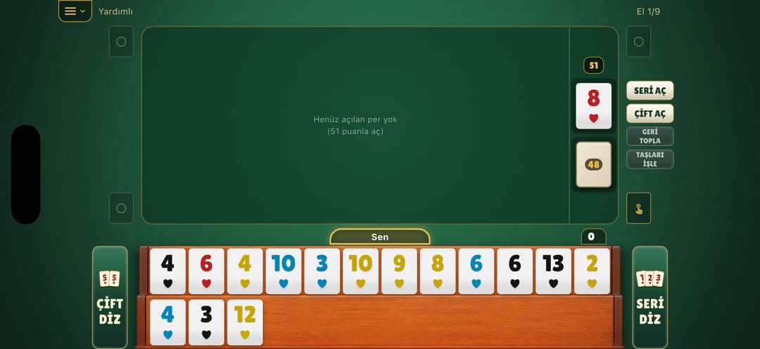 101 Okey Masası — 2